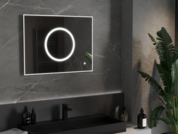 Mexen Koga illuminated bathroom mirror 80 x 60 cm, LED 6000K, antifog - 9821-080-060-611-00