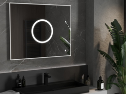 Mexen Koga illuminated bathroom mirror 100 x 80 cm, LED 6000K, anti-fog - 9821-100-080-611-00