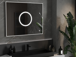 Mexen Koga illuminated bathroom mirror 100 x 80 cm, LED 6000K, demister - 9821-100-080-611-00