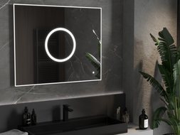Mexen Koga LED Illuminated Bathroom Mirror 100 x 80 cm, LED 6000K, Anti-Fog - 9821-100-080-611-00