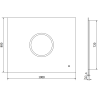 Mexen Koga LED Illuminated Bathroom Mirror 100 x 80 cm, LED 6000K, Anti-Fog - 9821-100-080-611-00