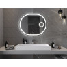 Mexen Umba illuminated bathroom mirror with cosmetic mirror 100 x 80 cm, LED 6000K, anti-fog - 9822-100-080-611-00