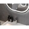 Mexen Umba illuminated bathroom mirror with a makeup mirror 100 x 80 cm, LED 6000K, demister - 9822-100-080-611-00