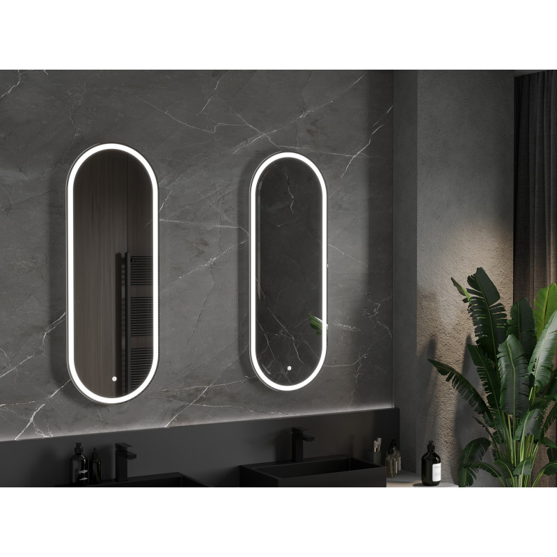 Mexen Bono illuminated bathroom mirror 45 x 120 cm, LED 6000K, anti-fog - 9816-045-120-611-00
