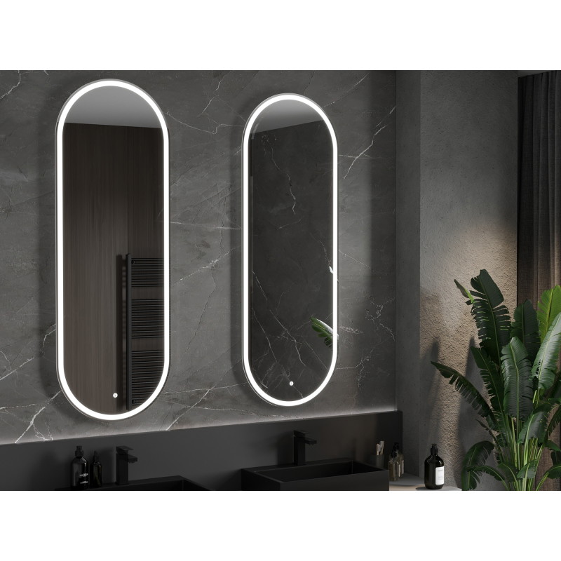 Mexen Bono bathroom mirror illuminated 55 x 155 cm, LED 6000K, anti-fog - 9816-055-155-611-00