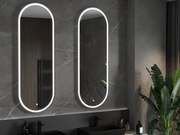 Mexen Bono illuminated bathroom mirror 55 x 155 cm, LED 6000K, anti-fog - 9816-055-155-611-00