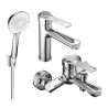 Mexen Sabre R74 bathtub set, Chrome - 72103R74-00