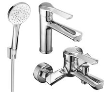 Mexen Sabre R74 bathtub set, Chrome - 72103R74-00