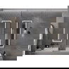 Mexen Coro illuminated bathroom mirror 45 x 120 cm, LED 6000K, demister, black frame - 9817-045-120-611-70