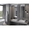 Mexen Coro illuminated bathroom mirror 50 x 150 cm, LED 6000K, anti-fog, black frame - 9817-050-150-611-70
