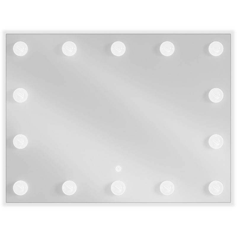 Mexen Dona bathroom mirror illuminated 80 x 60 cm, LED 6000K, anti-fog - 9818-080-060-611-00