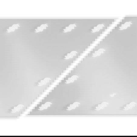 Mexen Dona illuminated bathroom mirror 80 x 60 cm, LED 6000K, demister - 9818-080-060-611-00