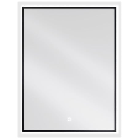 Mexen Erma illuminated bathroom mirror 60 x 80 cm, LED 6000K, demister, black frame - 9814-060-080-611-70