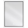 Mexen Erma illuminated bathroom mirror 60 x 80 cm, LED 6000K, demister, black frame - 9814-060-080-611-70