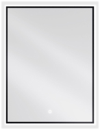 Mexen Erma illuminated bathroom mirror 60 x 80 cm, LED 6000K, anti-fog, black frame - 9814-060-080-611-70