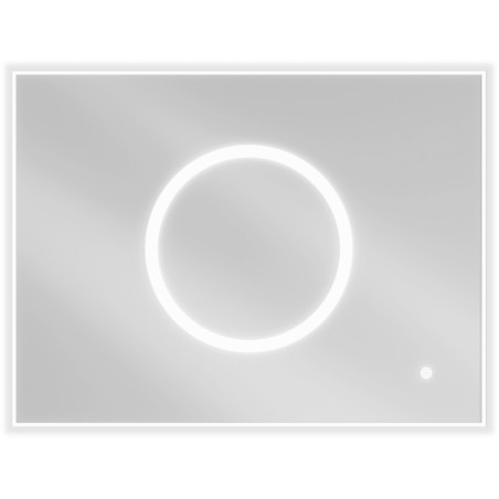 Mexen Koga illuminated bathroom mirror 80 x 60 cm, LED 6000K, antifog - 9821-080-060-611-00