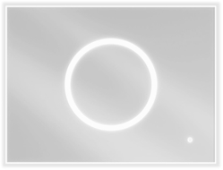 Mexen Koga illuminated bathroom mirror 80 x 60 cm, LED 6000K, antifog - 9821-080-060-611-00