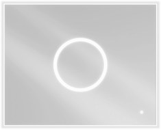 Mexen Koga illuminated bathroom mirror 100 x 80 cm, LED 6000K, anti-fog - 9821-100-080-611-00