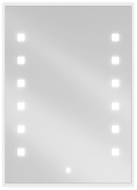 Mexen Ner backlit bathroom mirror 50 x 70 cm, LED 6000K, anti-fog - 9809-050-070-611-00