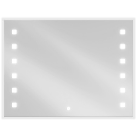 Mexen Ner illuminated bathroom mirror 80 x 60 cm, LED 6000K, anti-steam - 9809-080-060-611-00