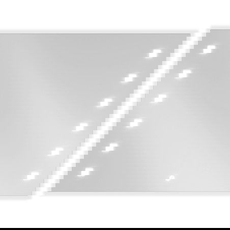 Mexen Ner illuminated bathroom mirror 80 x 60 cm, LED 6000K, demister - 9809-080-060-611-00