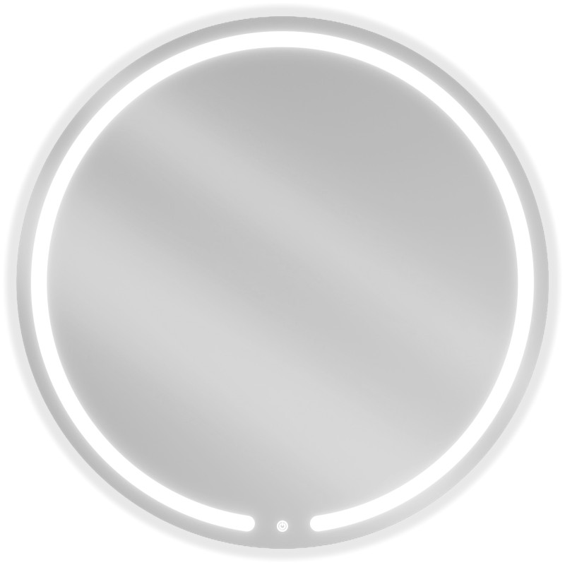 Mexen Rose illuminated bathroom mirror, round 90 cm, LED 6000K, anti-fog - 9810-090-090-611-00