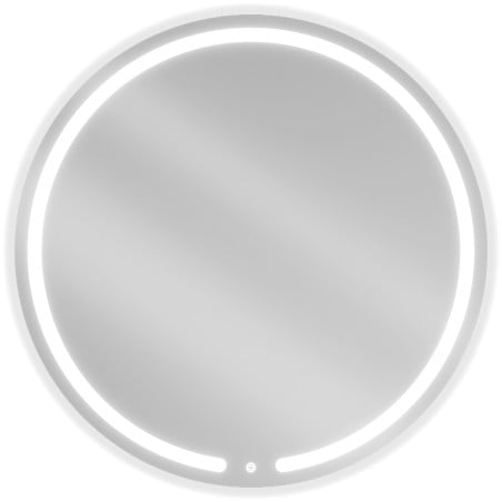 Mexen Rose illuminated bathroom mirror, round 90 cm, LED 6000K, anti-fog - 9810-090-090-611-00