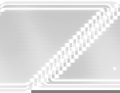 Mexen Zusa illuminated bathroom mirror 80 x 60 cm, LED 6000K, anti-fog - 9808-080-060-611-00