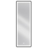 Mexen Coro bathroom mirror with lighting 50 x 150 cm, LED 6000K, anti-fog, black frame - 9817-050-150-611-70