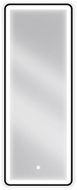 Mexen Coro 45 x 120 cm illuminated bathroom mirror, LED 6000K, anti-fog, black frame - 9817-045-120-611-70