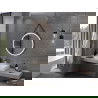 Mexen Reni illuminated bathroom mirror, round 80 cm, LED 6000K, demister, black frame - 9812-080-080-611-70