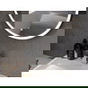 Mexen Reni illuminated bathroom mirror, round 90 cm, LED 6000K, anti-fog, black frame - 9812-090-090-611-70