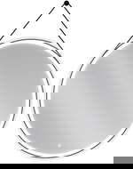 Mexen Reni illuminated bathroom mirror, round 100 cm, LED 6000K, anti-fog, black frame - 9812-100-100-611-70