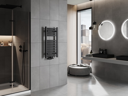 Mexen Hades Bathroom Radiator 800 x 400 mm, 320 W, Black - W104-0800-400-00-70