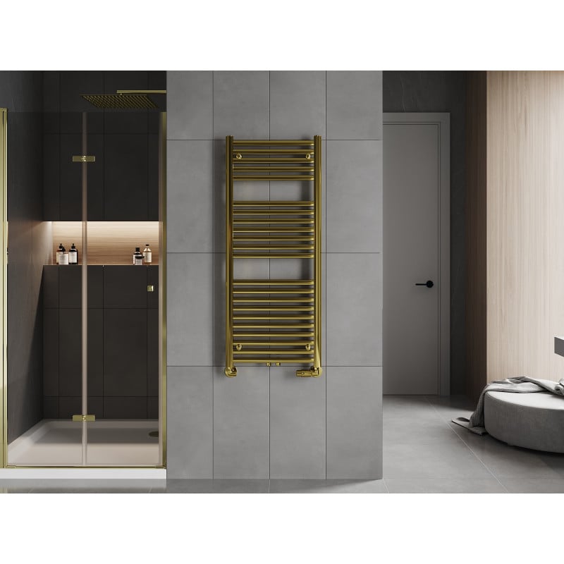 Mexen Hades Bathroom Radiator 1200 x 500 mm, 450 W, Gold - W104-1200-500-00-50