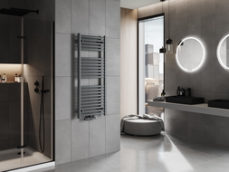 Mexen Hades bathroom radiator 1200 x 500 mm, 570 W, anthracite - W104-1200-500-00-66