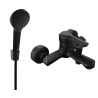 Mexen Sabre R05 bathtub faucet with shower set, black - 7213R05-70