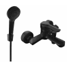 Mexen Sabre R05 bathtub mixer tap with shower head, Black - 7213R05-70
