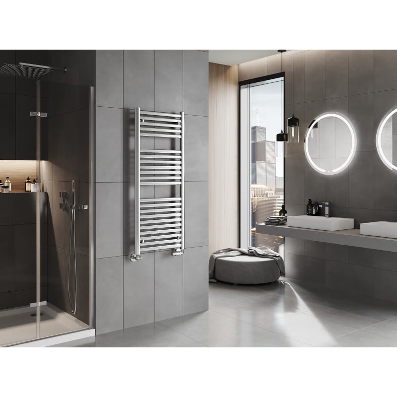 Mexen Hades bathroom radiator 1200 x 500 mm, 450 W, chrome - W104-1200-500-00-01