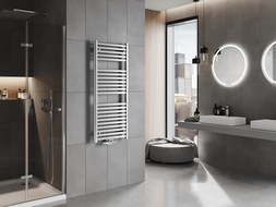 Mexen Hades bathroom radiator 1200 x 500 mm, 450 W, chrome - W104-1200-500-00-01