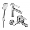 Mexen Sabre R62 bath set, chrome - 72103R62-00