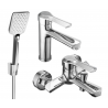 Mexen Sabre R62 bathtub set, Chrome - 72103R62-00
