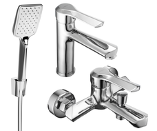 Mexen Sabre R62 bath set, chrome - 72103R62-00