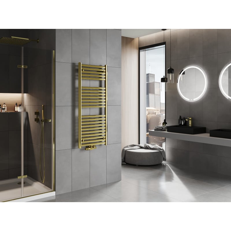 Mexen Hades Bathroom Radiator 1200 x 500 mm, 450 W, Gold - W104-1200-500-00-50