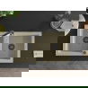 Mexen Mario 2-compartment granite sink with a kitchen mixer tap Aster, Beige - 6504-69-73450-07-B