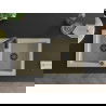 Mexen Mario 2-compartment granite sink with a kitchen mixer tap Aster, Beige - 6504-69-73450-70-B