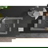 Mexen Mario 2-compartment granite sink with a kitchen mixer tap Aster, Grey - 6504-71-73450-07-B