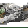 Mexen Mario 2-compartment granite sink with a kitchen mixer tap Aster, Grey - 6504-71-73450-70-B