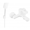Mexen Sabre R62 bathtub faucet with shower set, white - 7213R62-20