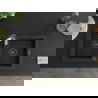 Mexen Mario 2-compartment granite sink with a kitchen mixer tap Aster, Black/Silver metallic - 6504-73-73450-07-B
